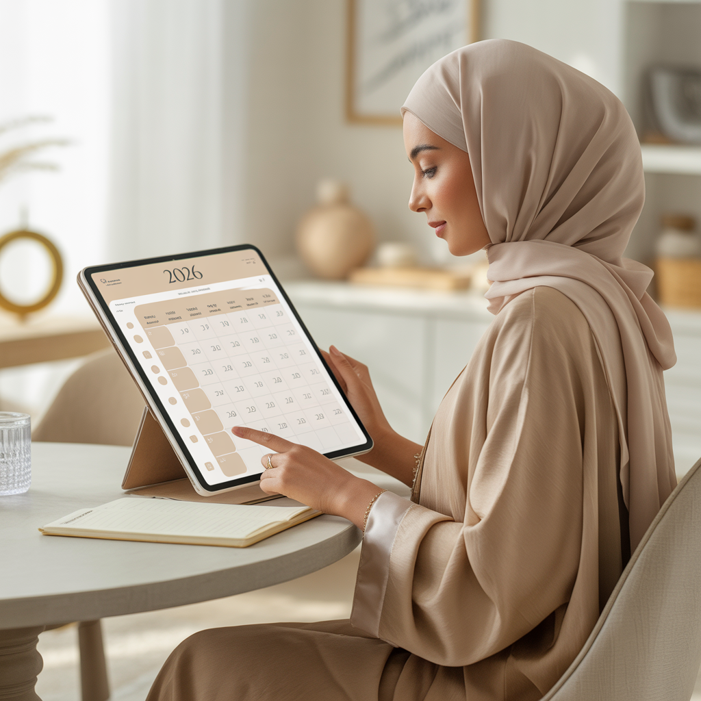 Planner Femme Musulmane 2026 – Édition Premium